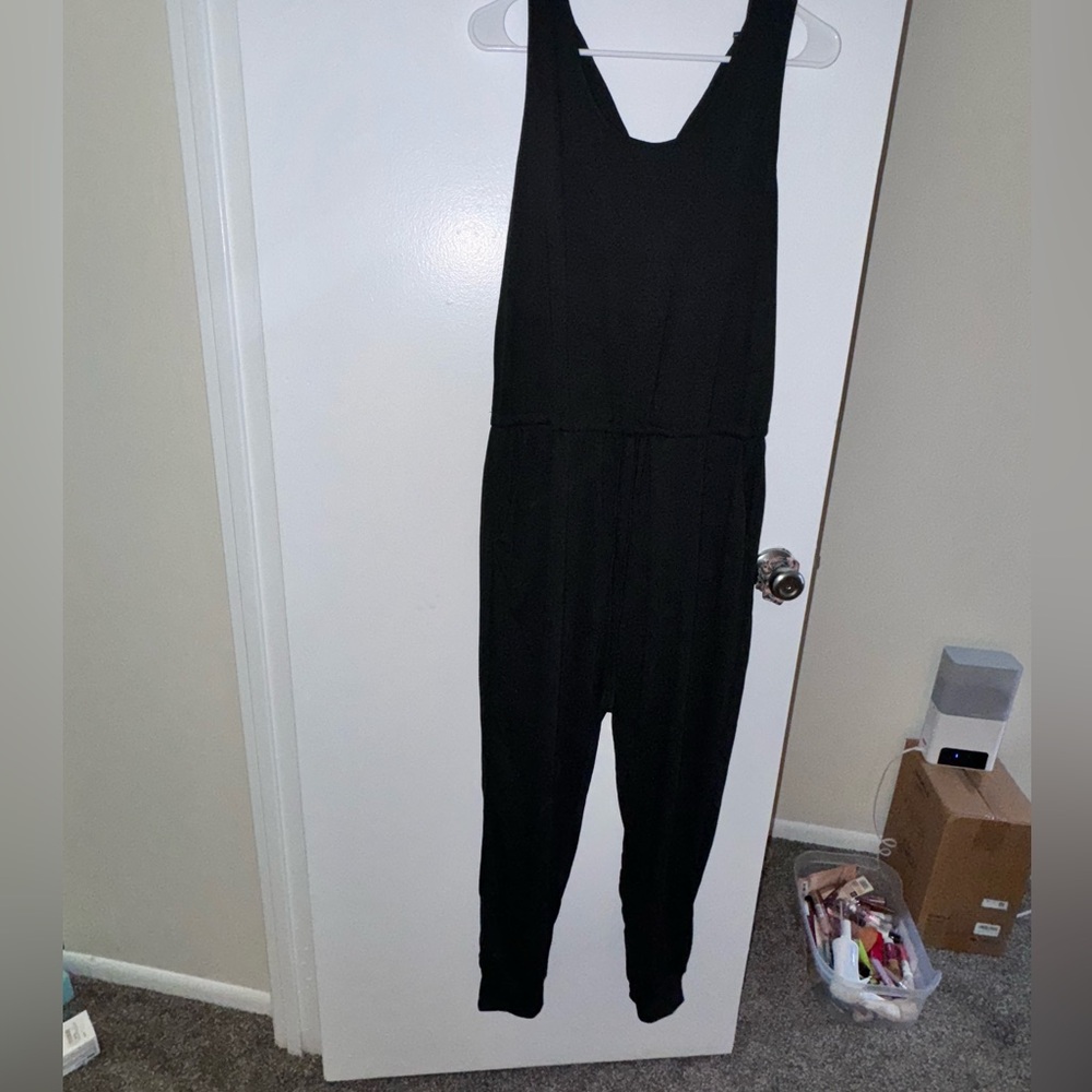 Jersey material jumpsuit